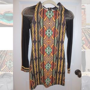 MINKPINK bodycon long sleeve dress size XS